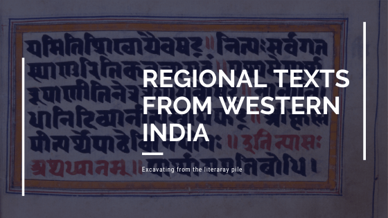 Regional texts from Western&nbsp;India